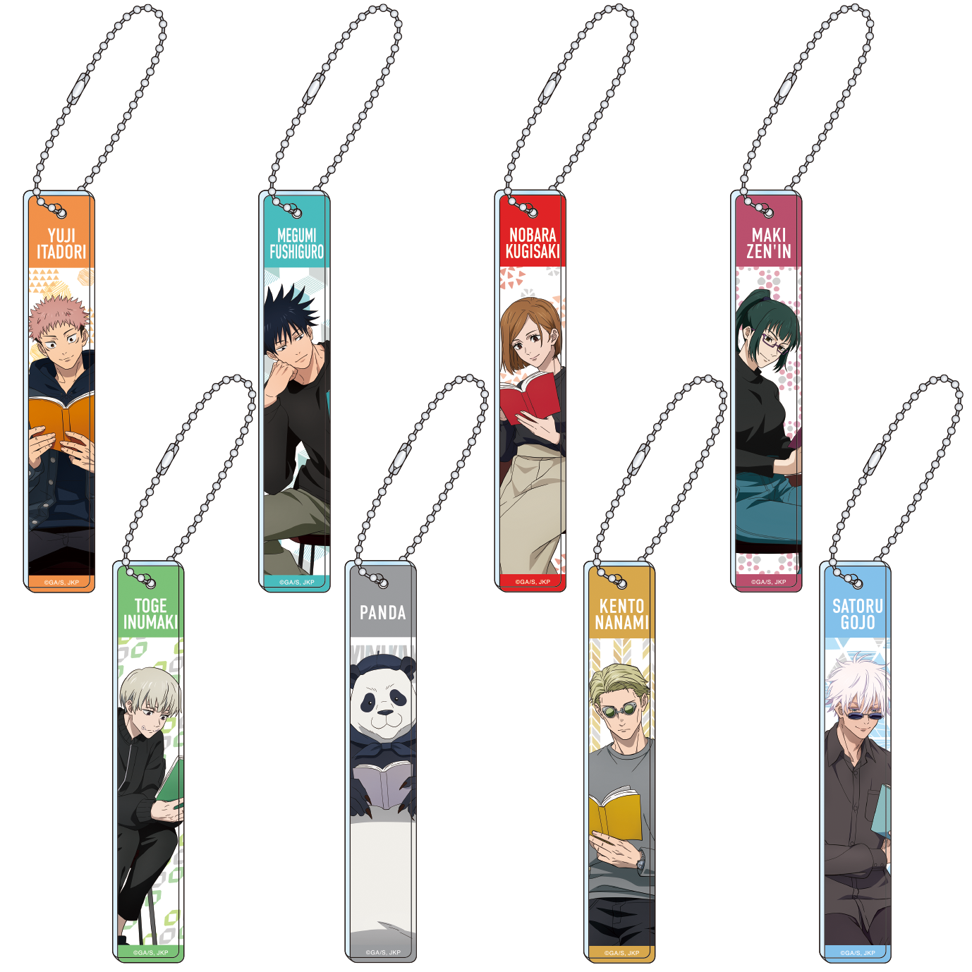 呪術廻戦 第2期_アクリルキーホルダー 虎杖悠仁 読書