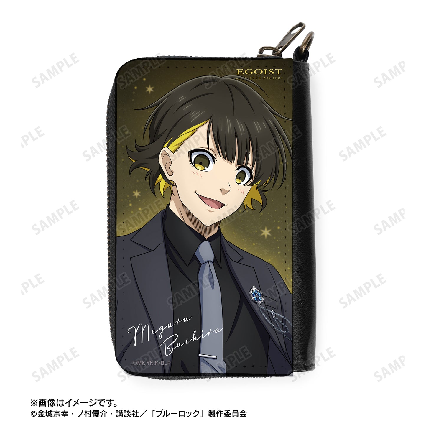 ブルーロック_描き下ろし 蜂楽 廻 スーツモデルver. カードポケット付きミニ財布