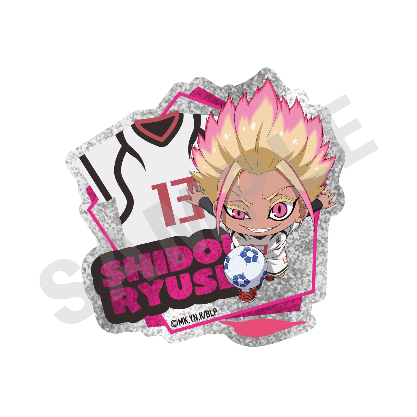 ブルーロック_~favorite series~ キラキラアクリルバッジ 士道 龍聖