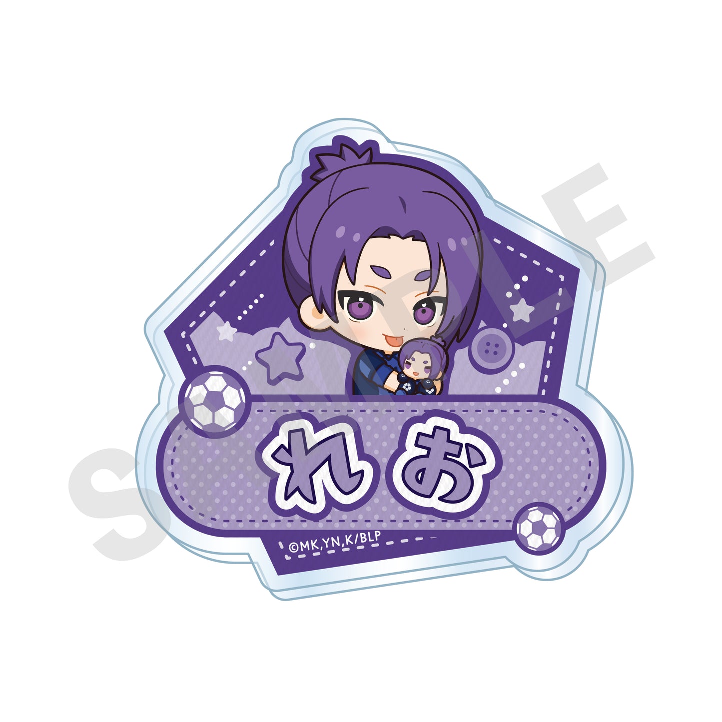 ブルーロック_ミニキャラだっこシリーズ お名前バッジ 御影 玲王