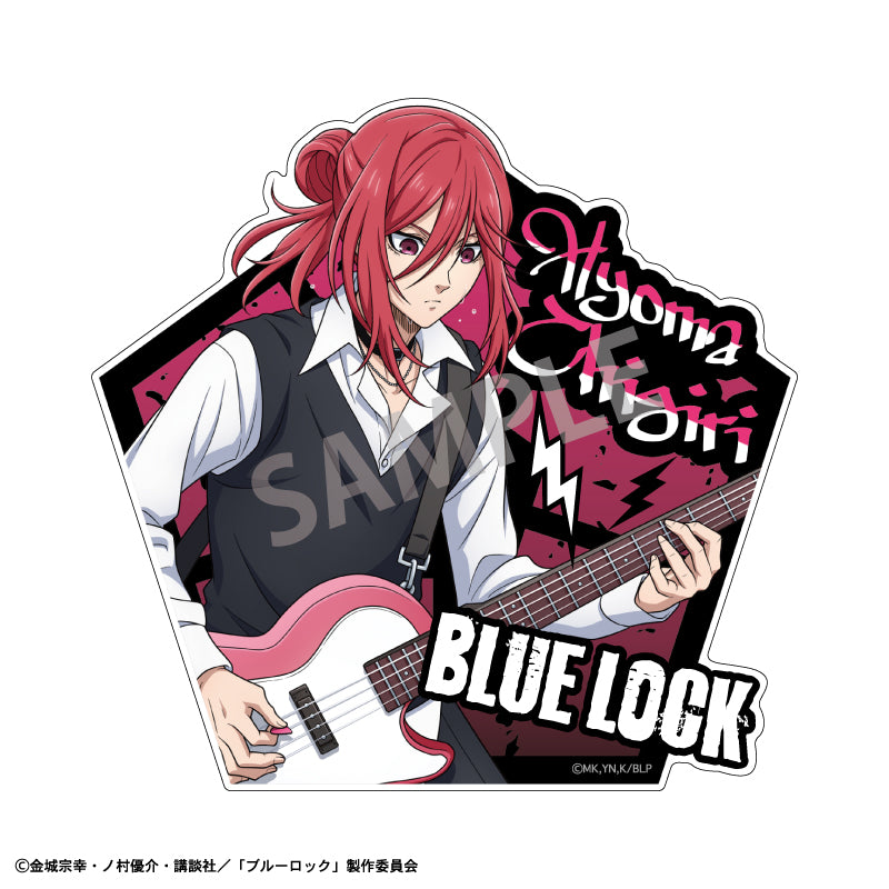 ブルーロック_ダイカットステッカー 千切 豹馬/ロックバンド