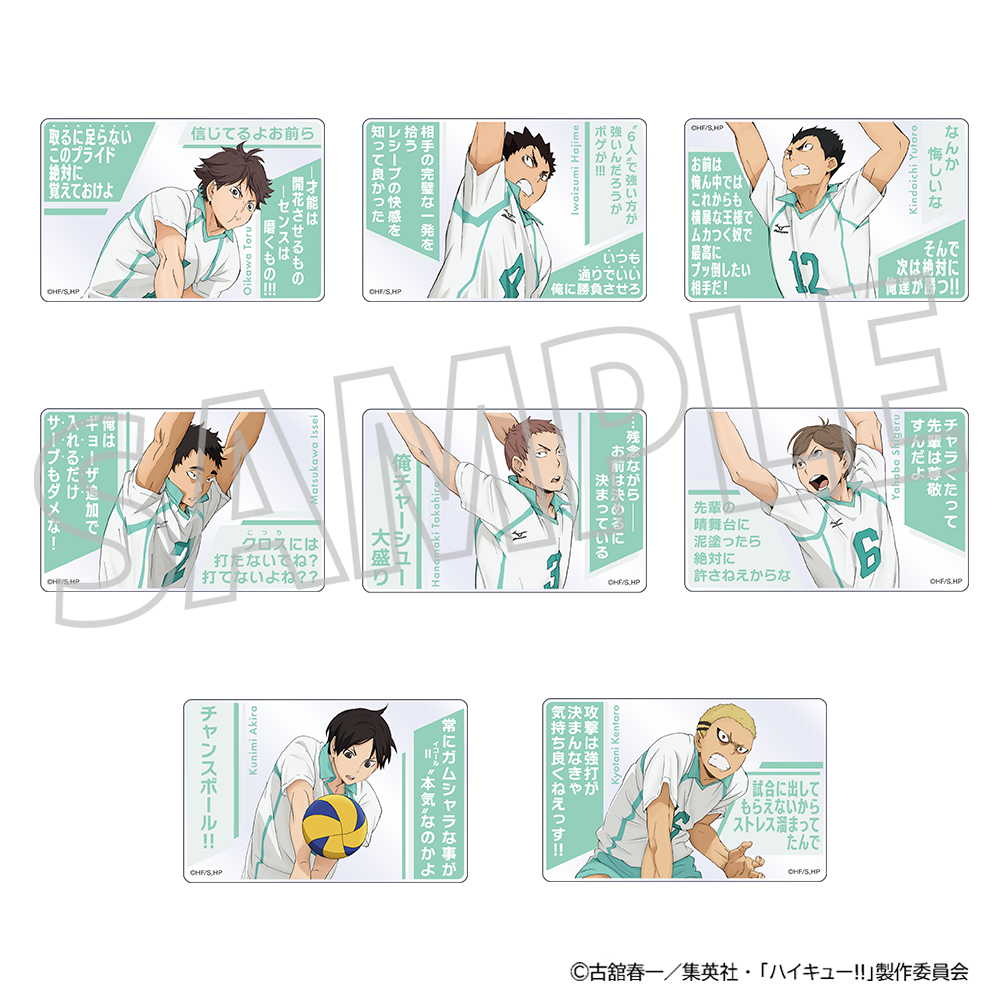 ハイキュー!!_アクリルブロックコレクション/青葉城西高校 【BOX/8パック入り】