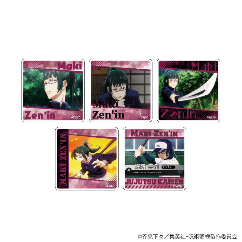 呪術廻戦_キャラアクリルバッジ 18/禪院真希 BOX(全5種)【コンプリートBOX/5個入り】