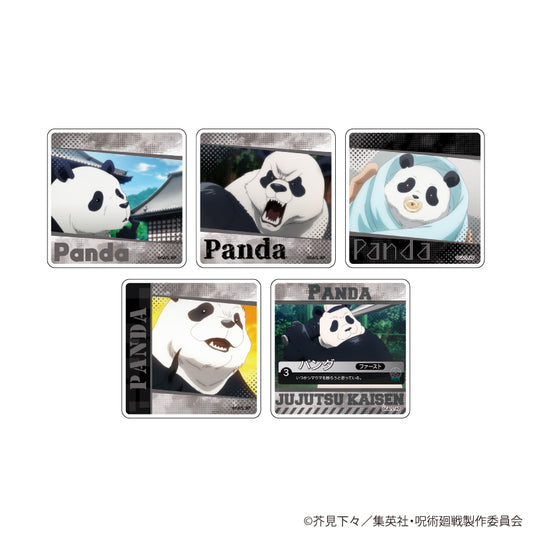 呪術廻戦_キャラアクリルバッジ 20/パンダ BOX(全5種)【コンプリートBOX/5個入り】