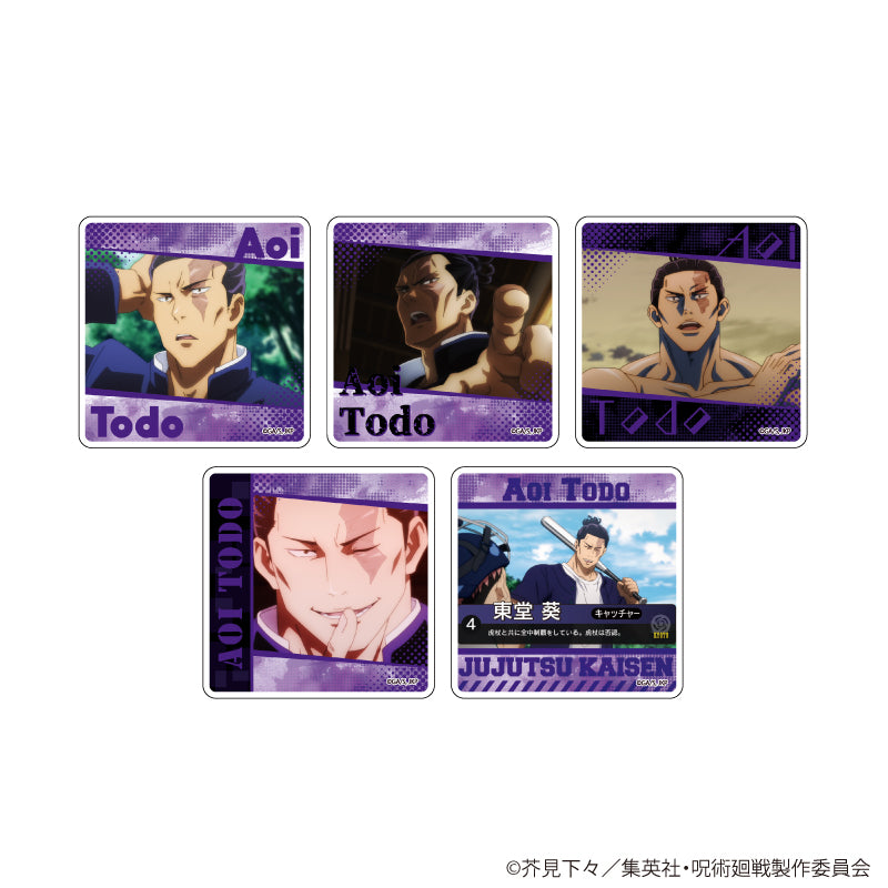 呪術廻戦_キャラアクリルバッジ 23/東堂 葵 BOX(全5種)【コンプリートBOX/5個入り】