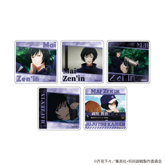 呪術廻戦_キャラアクリルバッジ 26/禪院真依 BOX(全5種)【コンプリートBOX/5個入り】