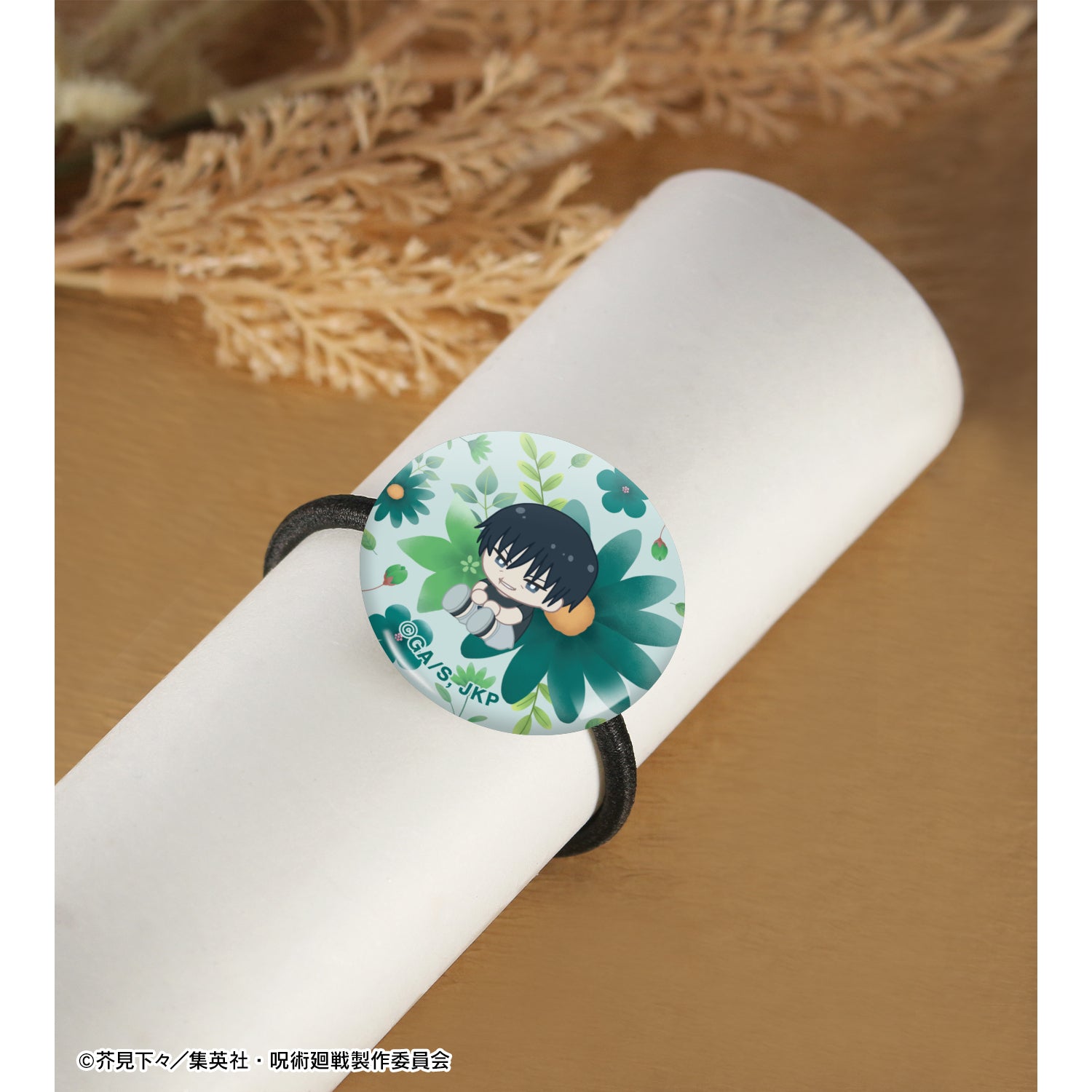 呪術廻戦_伏黒甚爾 Botania 第1弾 懐玉・玉折 ガラスヘアゴム