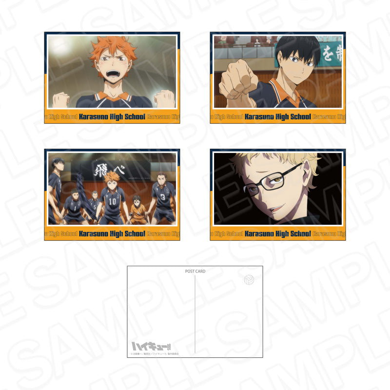ハイキュー!!_ポストカードセット 烏野高校 A