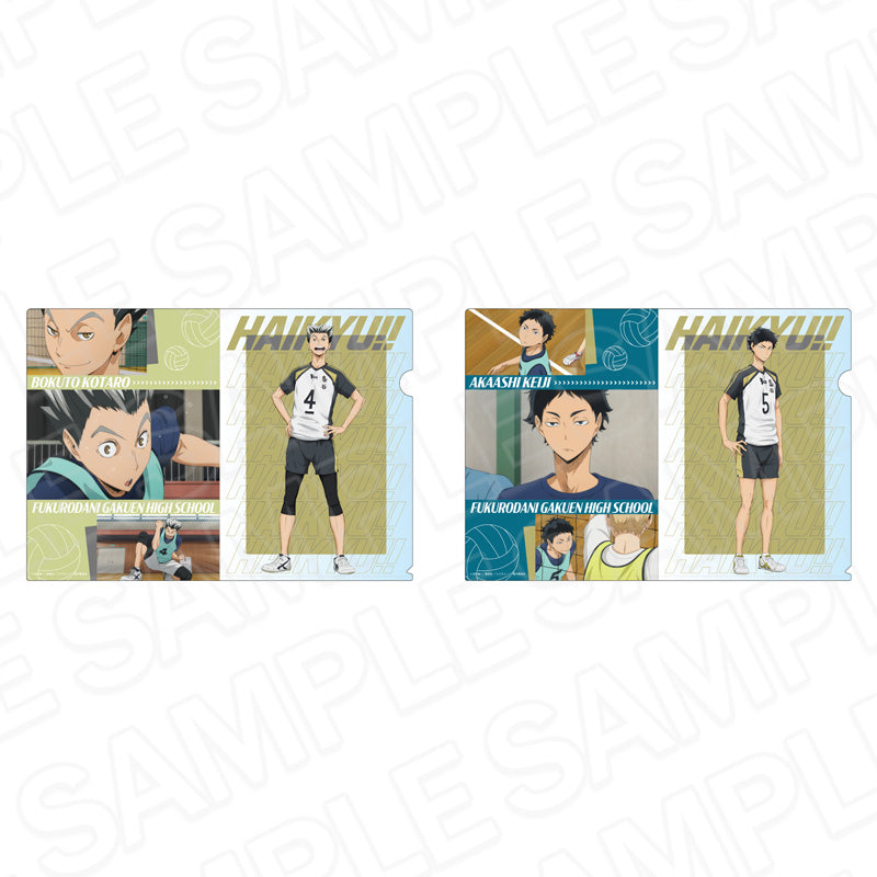 ハイキュー!!_クリアファイルセット 梟谷学園高校