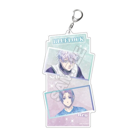 ブルーロック_Jewel Flash アクリルキーホルダーBIG 凪 誠士郎&御影 玲王