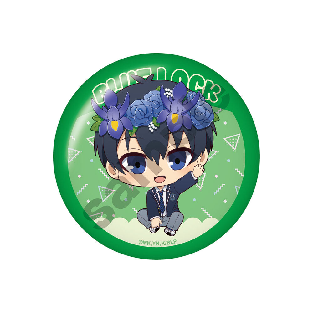 ブルーロック_ちびっつ! 花冠 缶バッジ 潔 世一