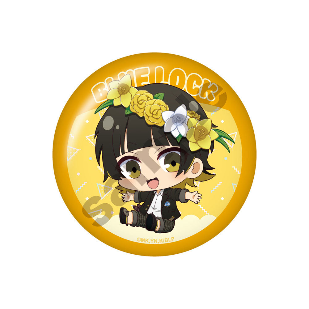 ブルーロック_ちびっつ! 花冠 缶バッジ 蜂楽 廻