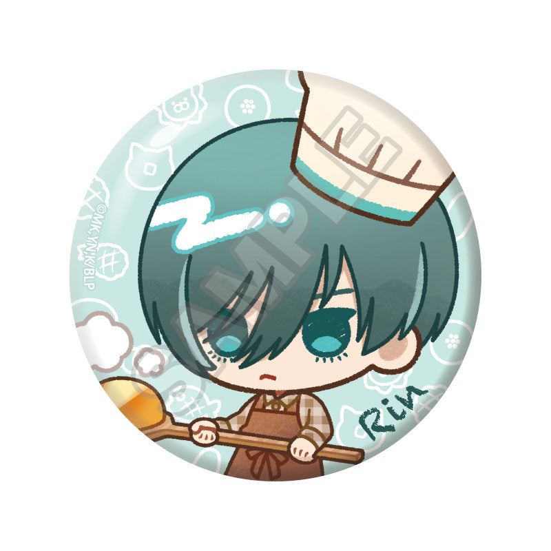 ブルーロック_クレヨンタッチ パン屋さん 缶バッジ 糸師 凛