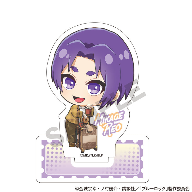 ブルーロック_アクリルスタンド 御影玲王 ミニキャラ旅行