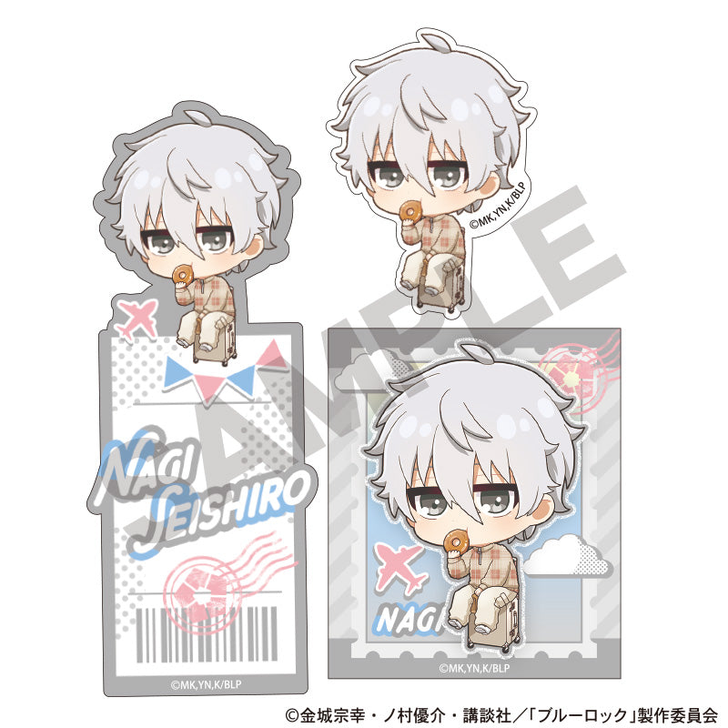 ブルーロック_ステッカーセット 凪誠士郎 ミニキャラ旅行