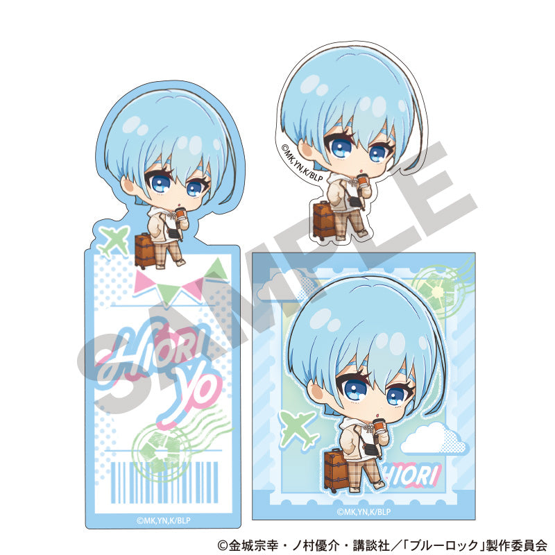 ブルーロック_ステッカーセット 氷織羊 ミニキャラ旅行