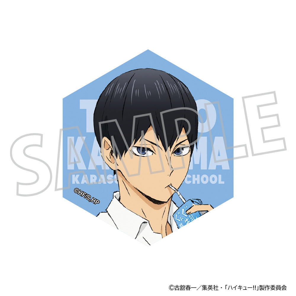 ハイキュー!!_六角形アクリルマグネット/影山飛雄