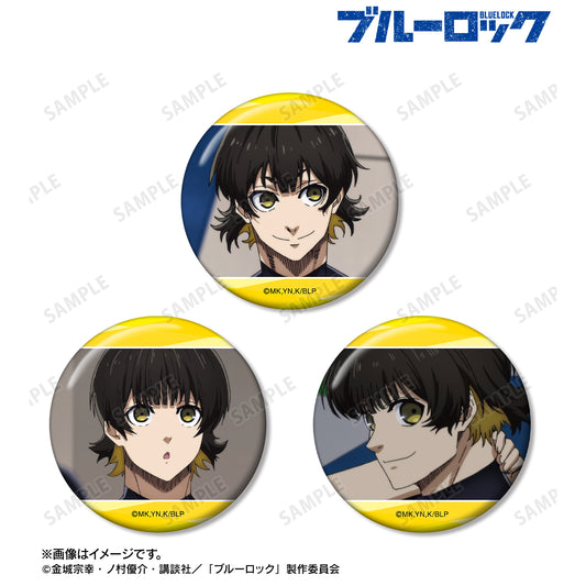 ブルーロック_蜂楽 廻 場面写缶バッジ3個セット