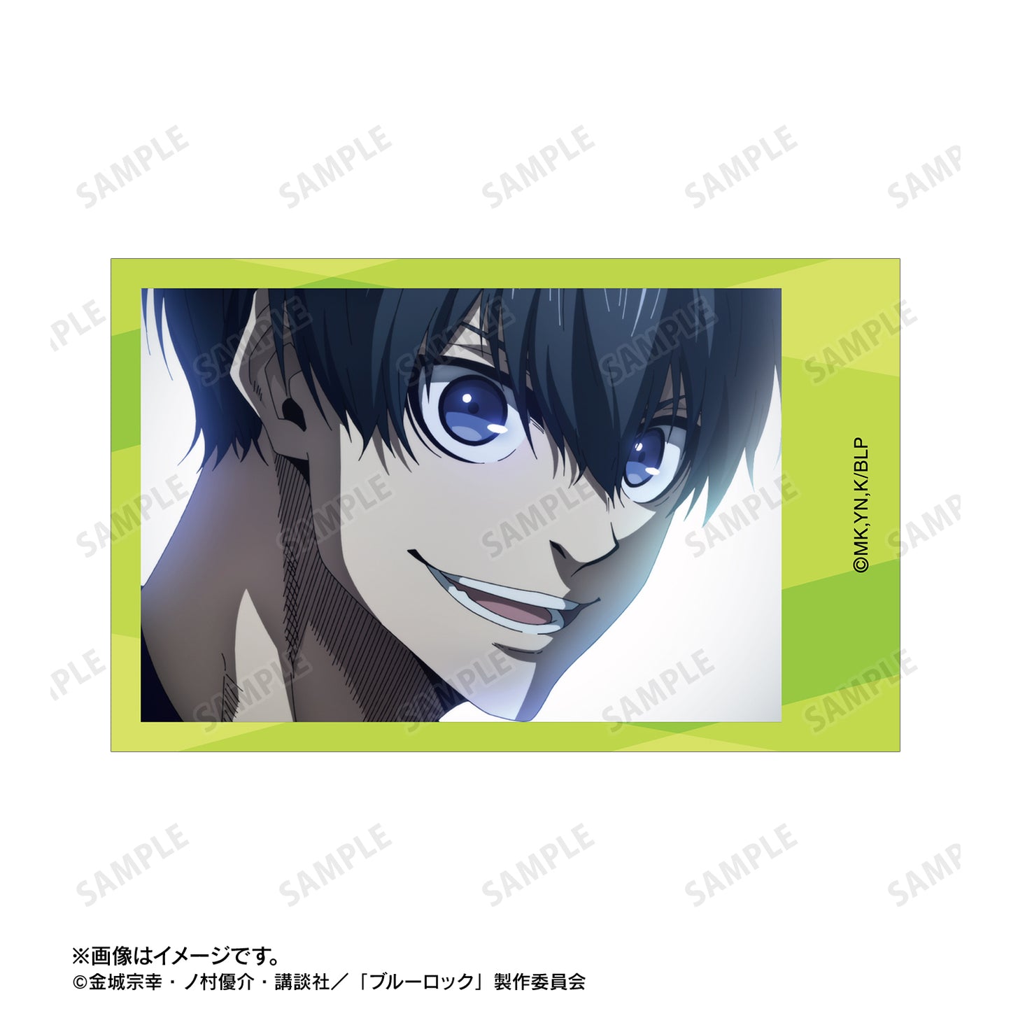 ブルーロック_潔 世一 場面写インスタントカメラ風イラストカード2枚セット