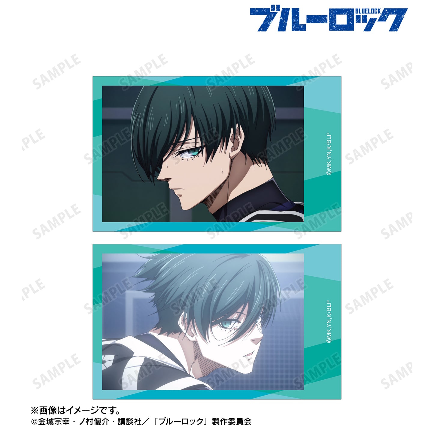 ブルーロック_糸師 凛 場面写インスタントカメラ風イラストカード2枚セット