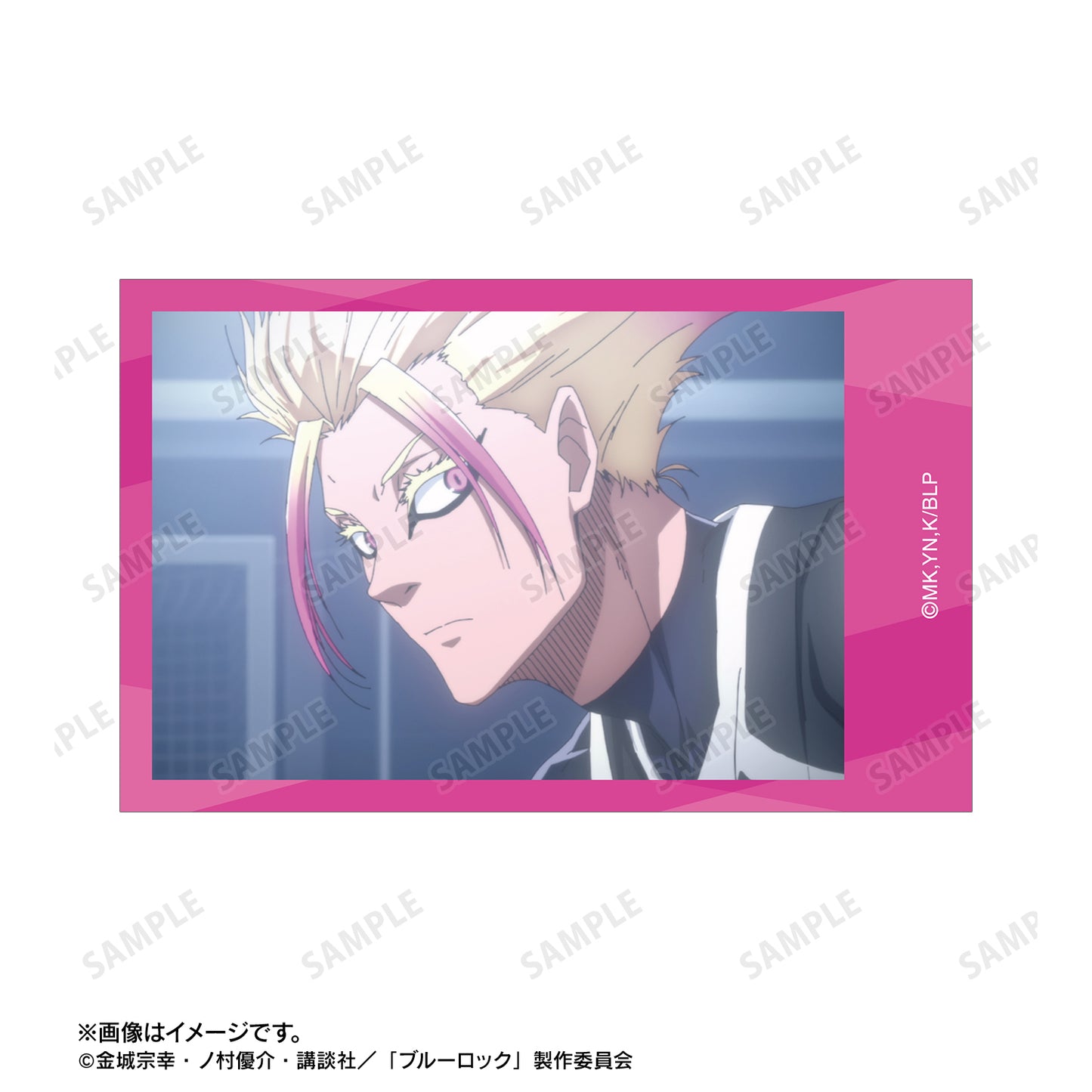 ブルーロック_士道 龍聖 場面写インスタントカメラ風イラストカード2枚セット