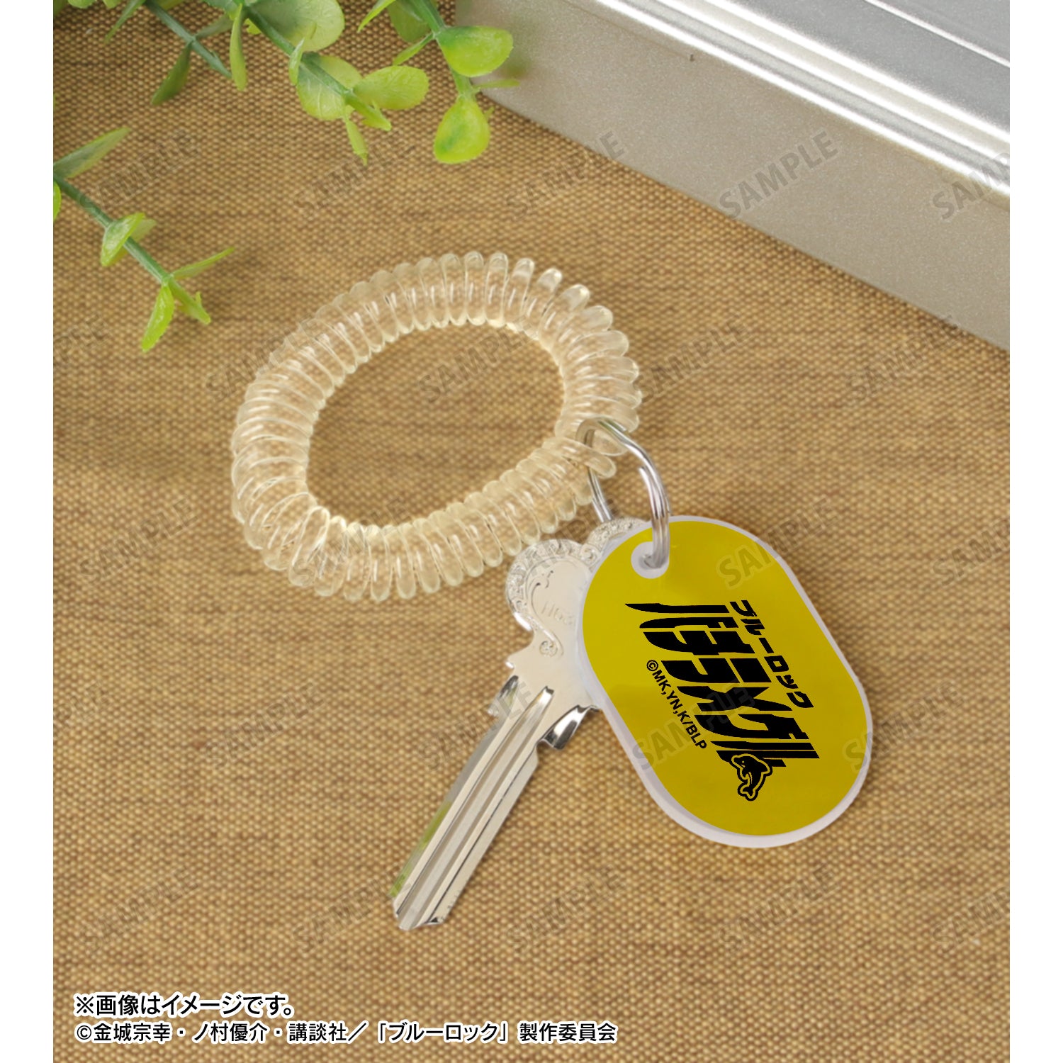 ブルーロック_蜂楽 廻 ネームデザイン ロッカーキー風アクリルキーホルダー