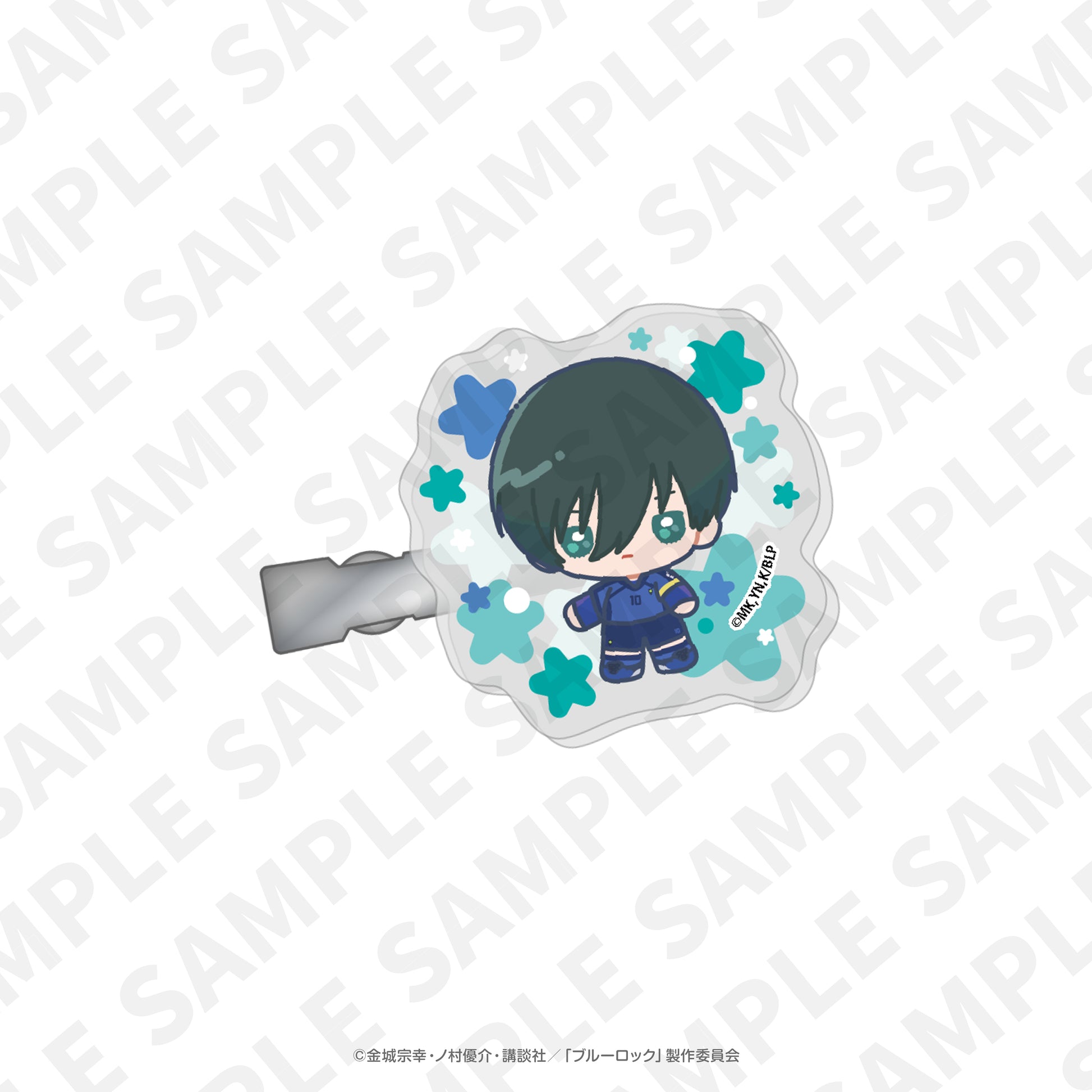 ブルーロック_うるきゅん アクリルヘアクリップ(糸師 凛)