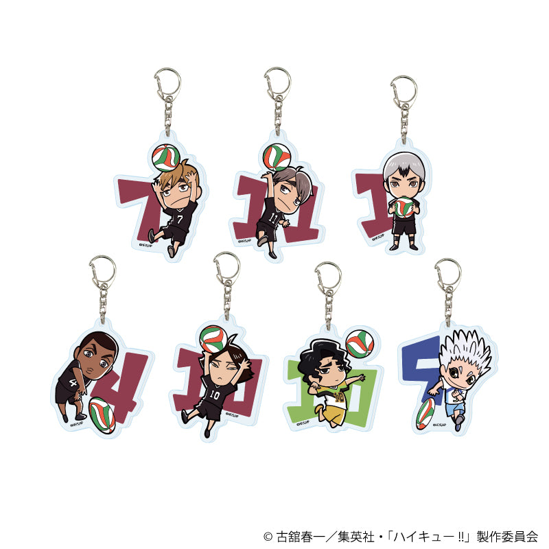 ハイキュー!!_アクリルキーホルダー10/BOX(全7種)【コンプリートBOX/7個入り】