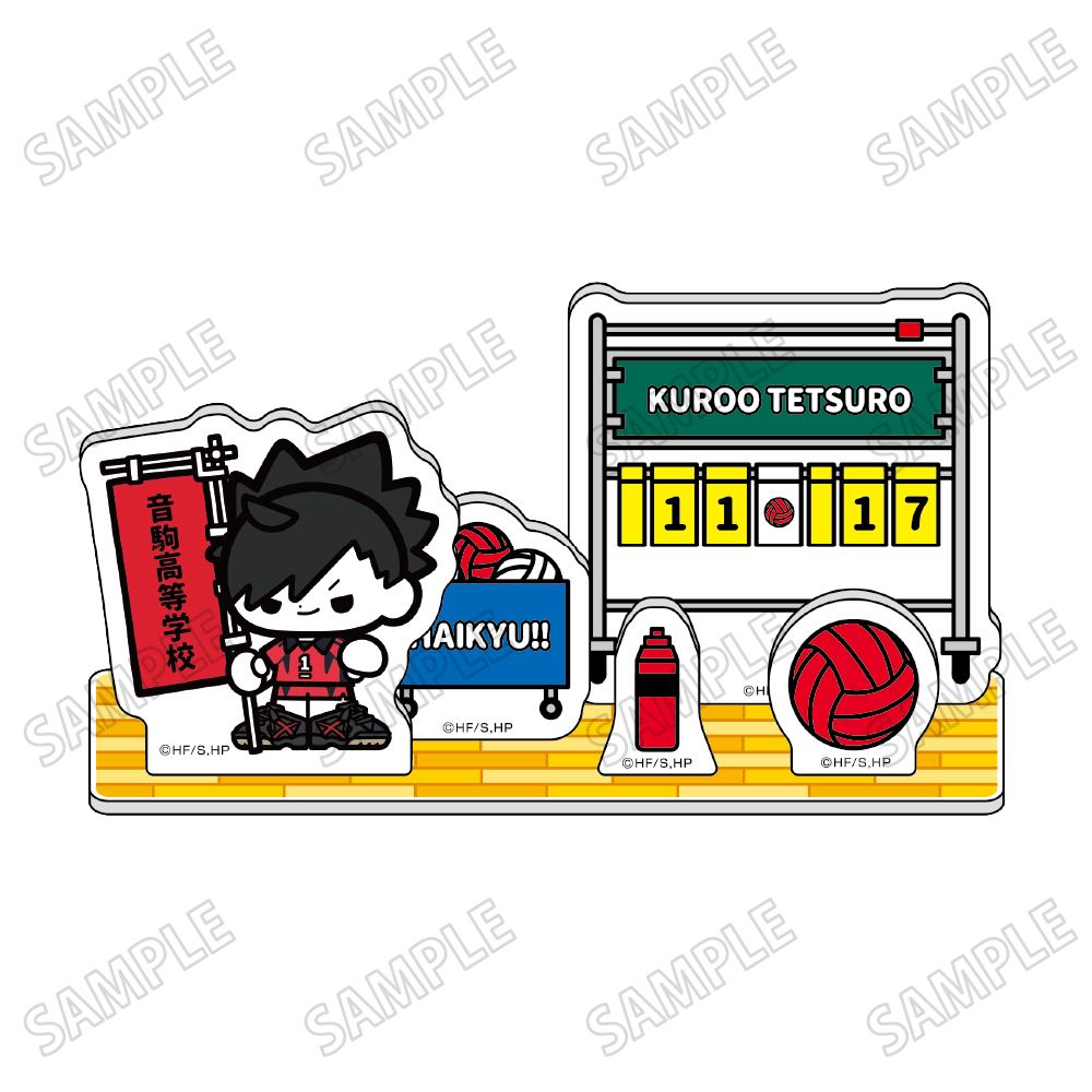 ハイキュー!!_ミニキャラアクリルジオラマ【のぼりver.】⑤黒尾鉄朗