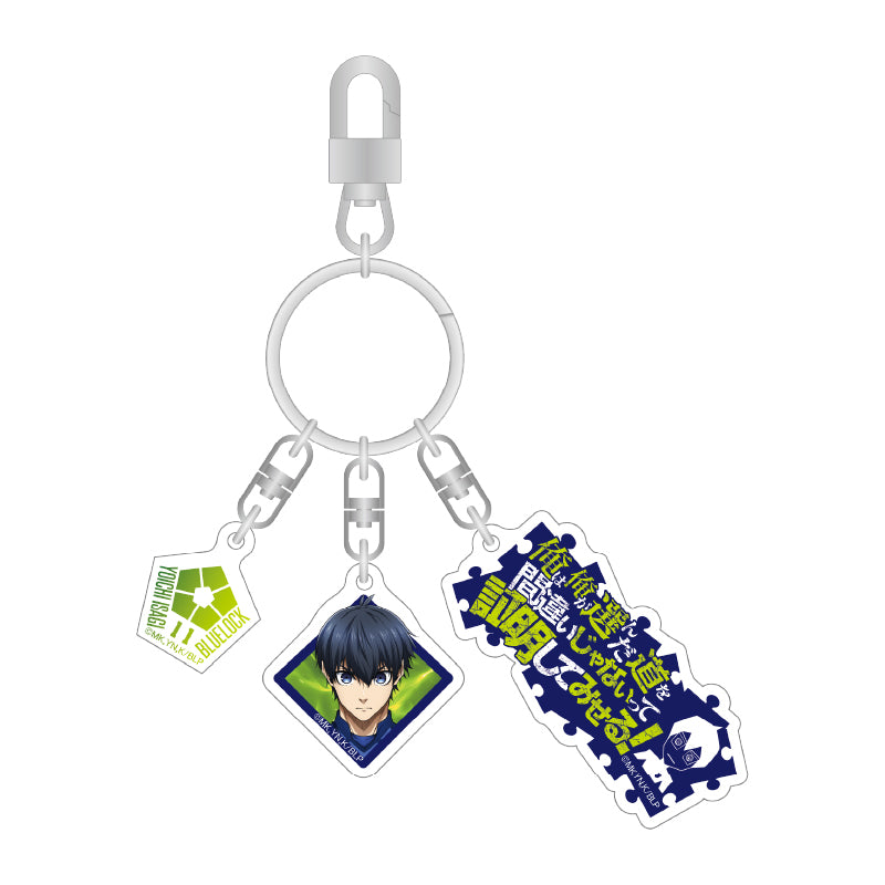 ブルーロック_3連アクリルキーホルダー(潔世一)