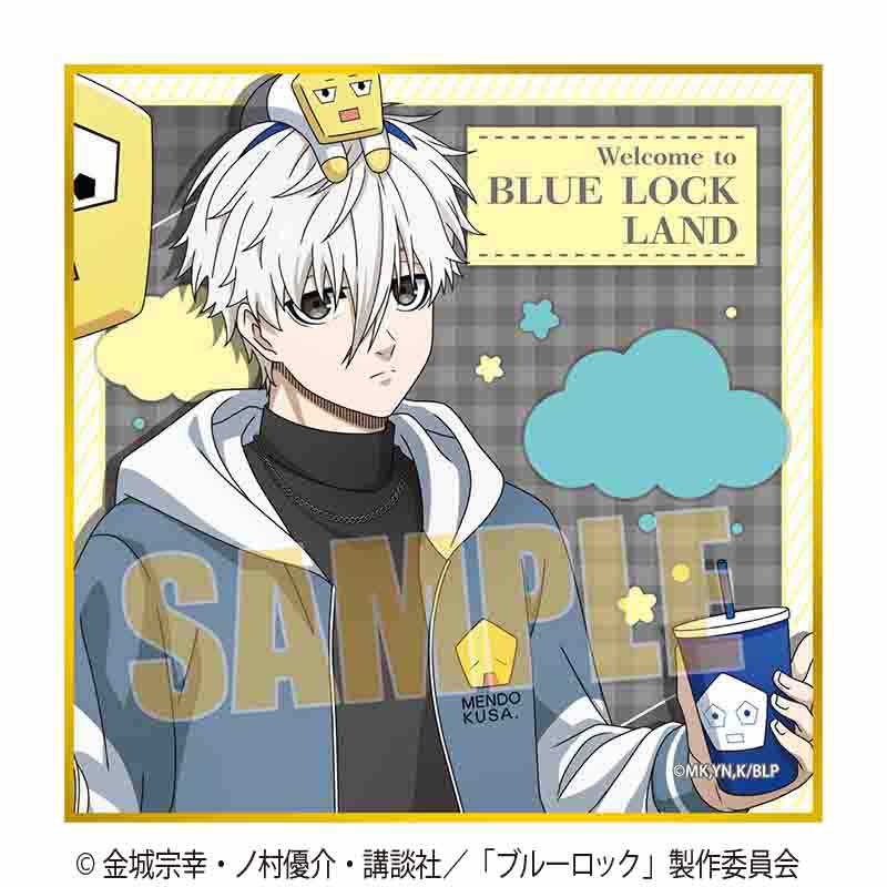 ブルーロック_ミニ色紙 凪 誠士郎(Welcome to BLUE LOCK LAND★)