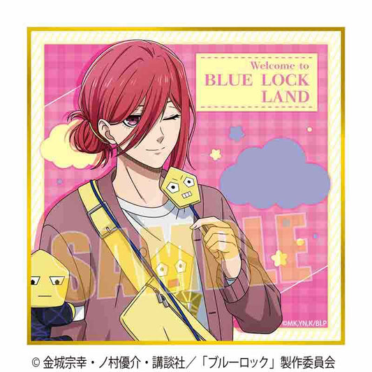 ブルーロック_ミニ色紙 千切 豹馬(Welcome to BLUE LOCK LAND★)