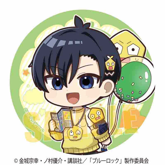 ブルーロック_缶バッジ 潔 世一(Welcome to BLUE LOCK LAND★)