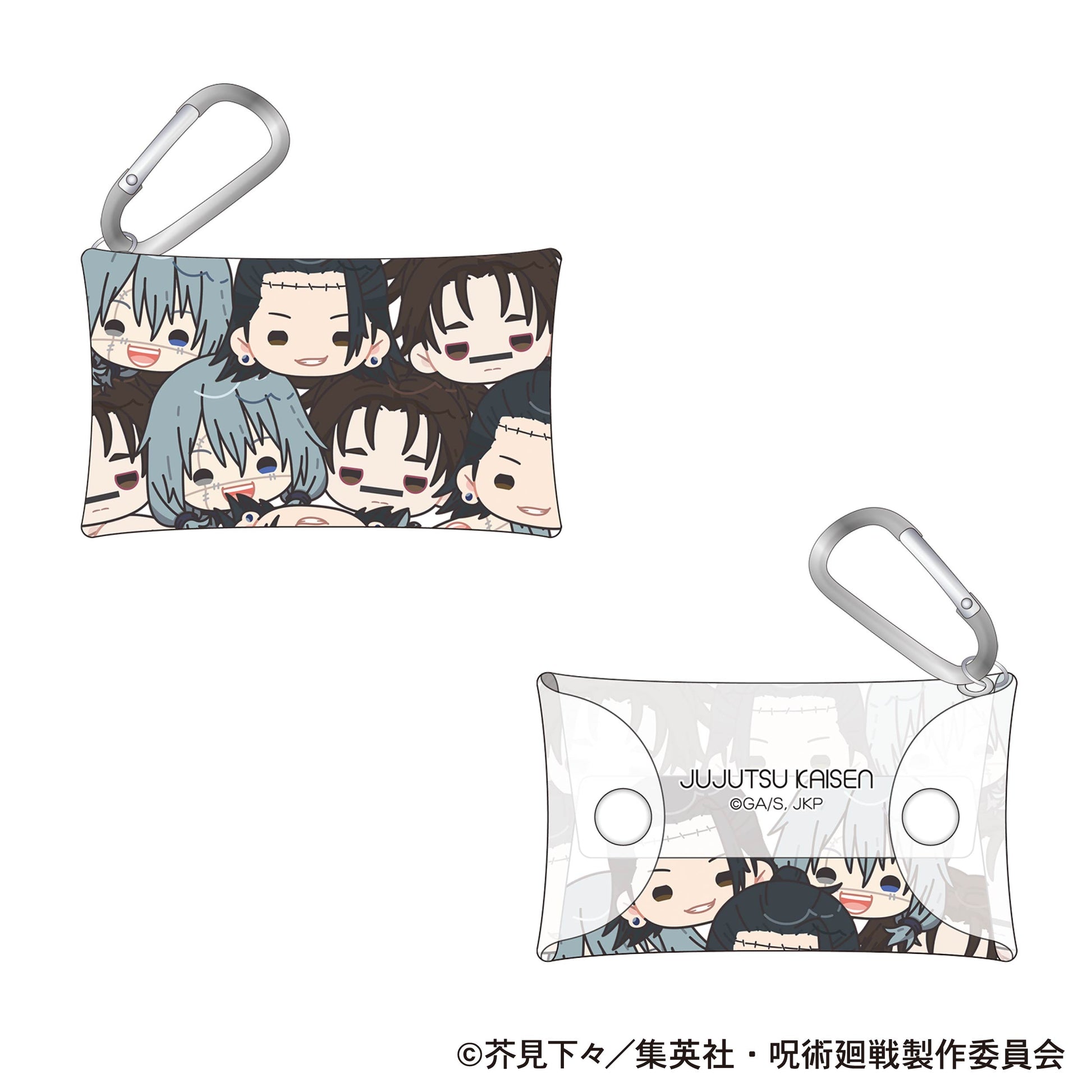 呪術廻戦 第2期_カラビナ付きクリアポーチ/夏油 傑・真人・脹相