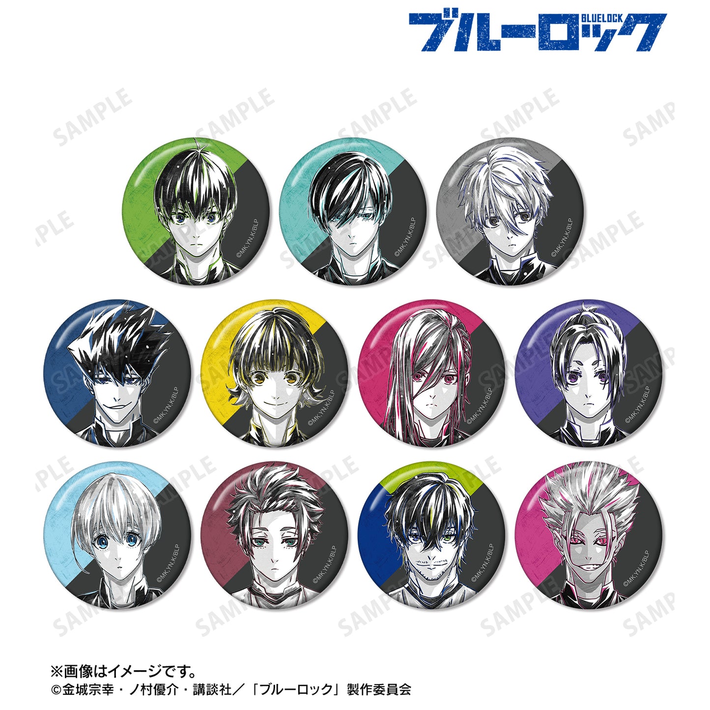 ブルーロック_トレーディング Ani-Art BLACK LABEL 缶バッジ(単位/コンプリートBOX/11パック入り)