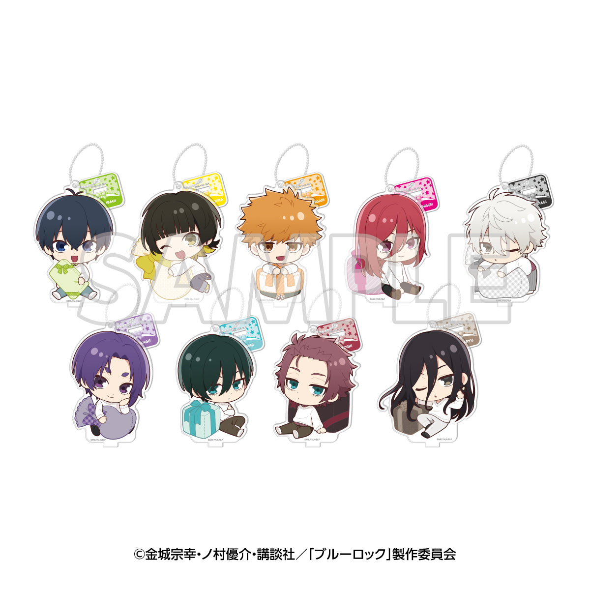 ブルーロック_in エゴイスティックモール トレーディングミニキャラアクリルスタンドチャーム 【BOX/9個入り】