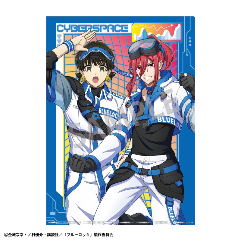 ブルーロック_A4シングルクリアファイル 蜂楽 廻&千切 豹馬 サイバーパンク リバイバル