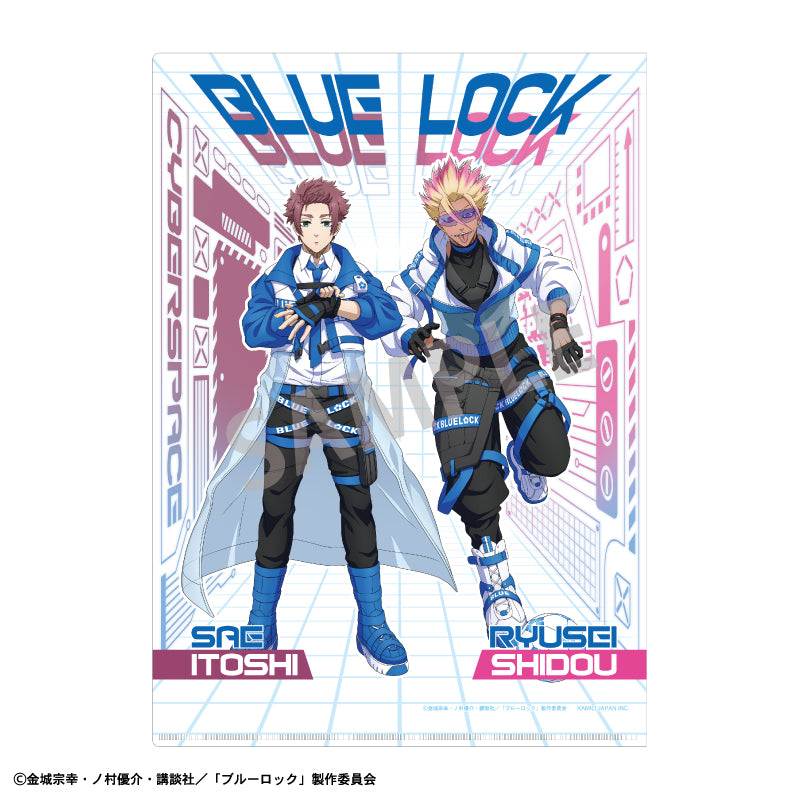 ブルーロック_A4シングルクリアファイル 糸師 冴&士道 龍聖 サイバーパンク リバイバル