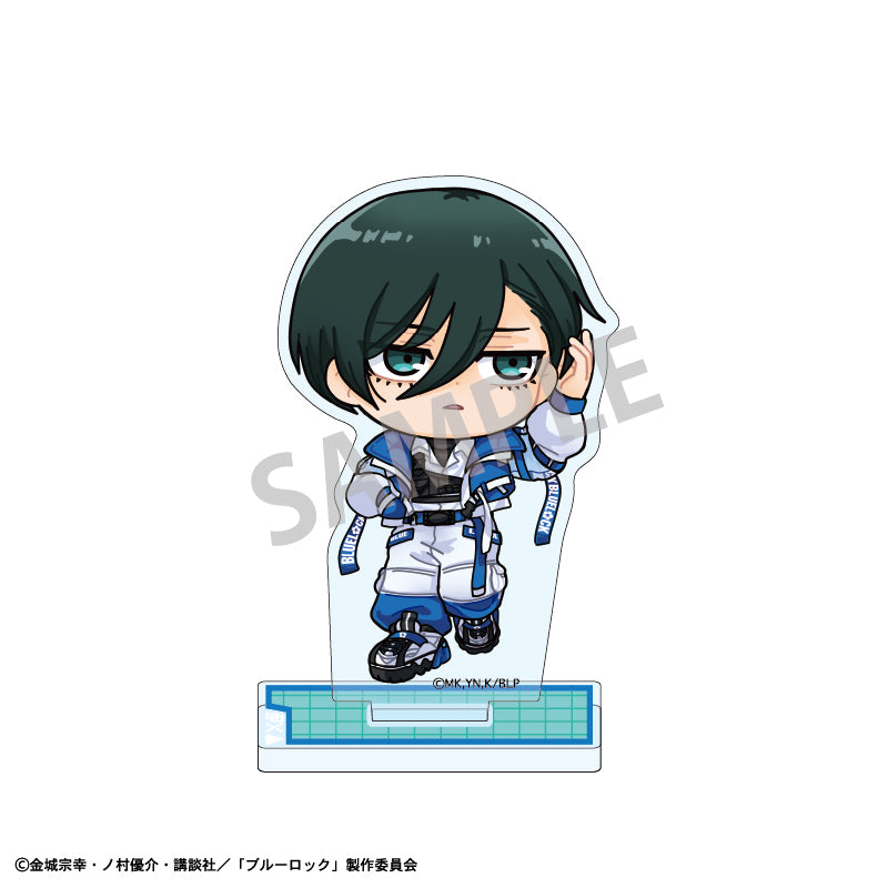 ブルーロック_ミニアクリルスタンド 糸師 凛 サイバーパンク リバイバル描き起こし