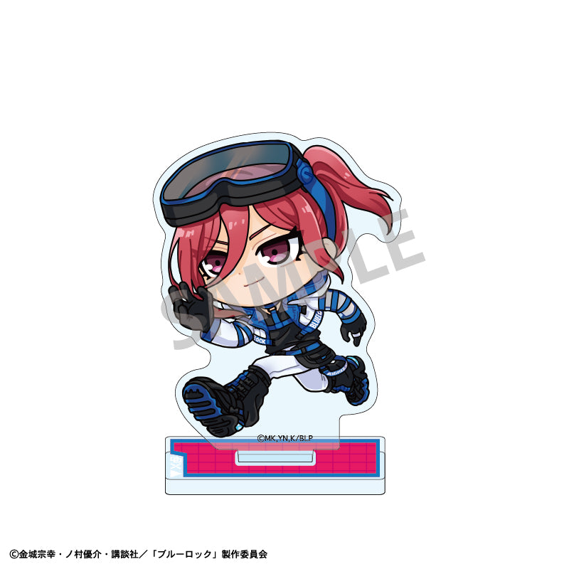 ブルーロック_ミニアクリルスタンド 千切 豹馬 サイバーパンク リバイバル描き起こし