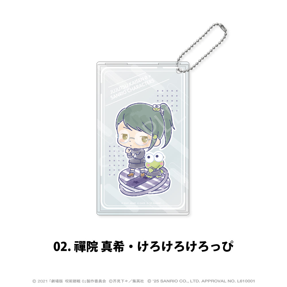 劇場版 呪術廻戦 0×サンリオキャラクターズ_クリアパスケース 02.禪院 真希・けろけろけろっぴ