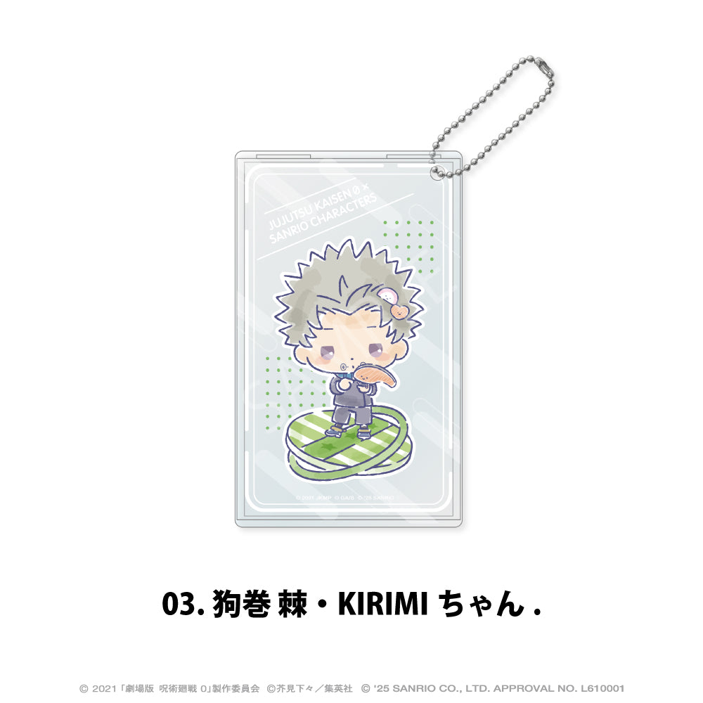 劇場版 呪術廻戦 0×サンリオキャラクターズ_クリアパスケース 03.狗巻 棘・KIRIMIちゃん.