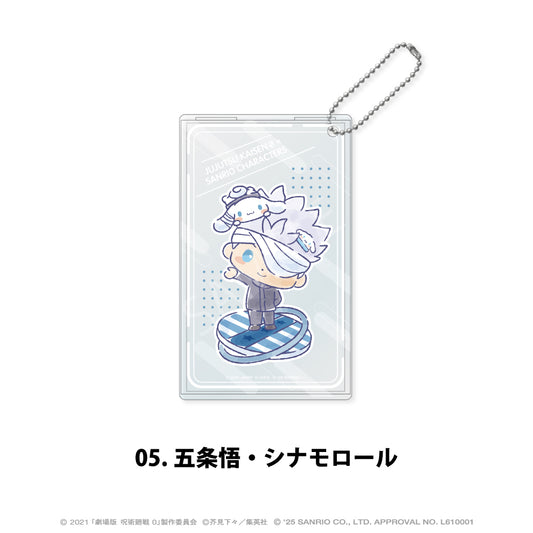 劇場版 呪術廻戦 0×サンリオキャラクターズ_クリアパスケース 05.五条悟・シナモロール