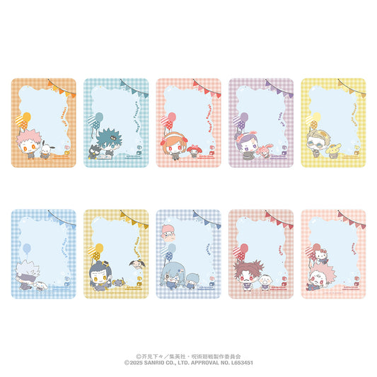 呪術廻戦 ×サンリオキャラクターズ_ランダムクリアカード BOX(全10種) 【BOX/10個入り】