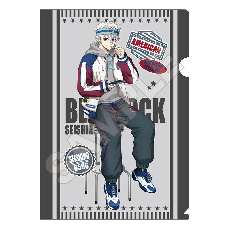 ブルーロック_アメリカンレトロ クリアファイル 凪&玲王