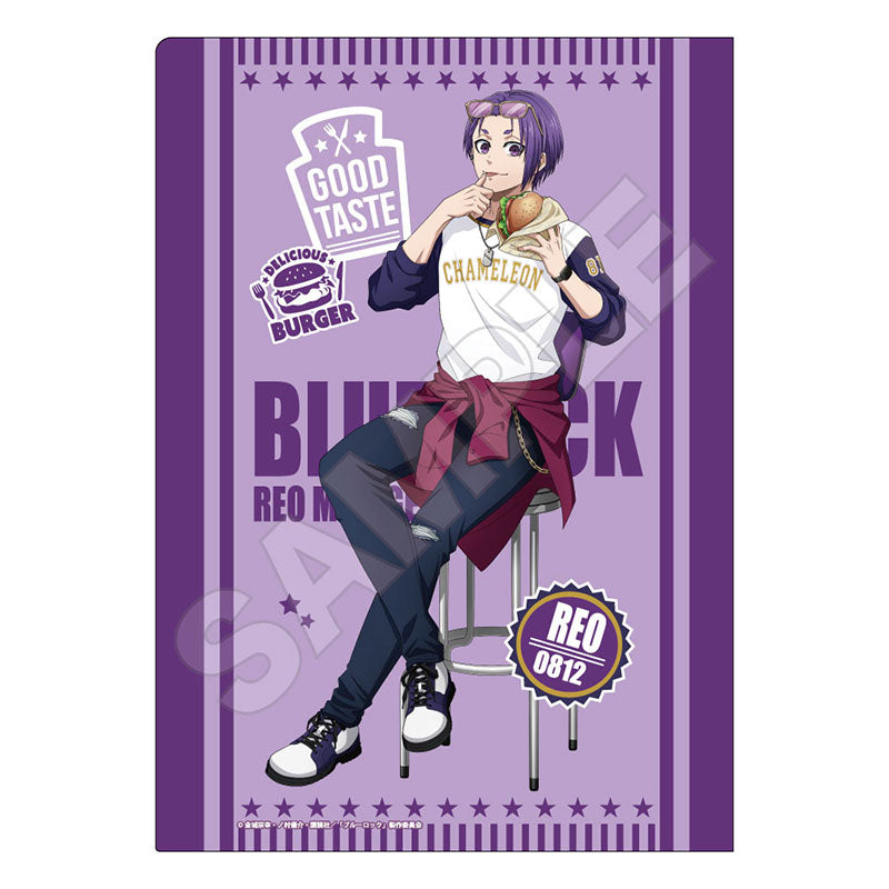 ブルーロック_アメリカンレトロ クリアファイル 凪&玲王