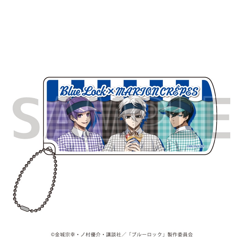 ブルーロック_スライド式小物ケース06/クレープ屋ver. 凪 誠士郎・御影 玲王・糸師 凛(描き下ろしイラスト)