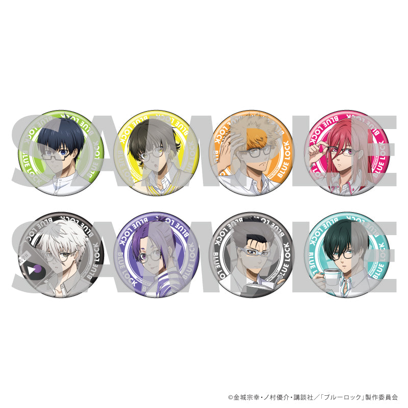 ブルーロック_缶バッジ04/メガネver. BOX(全8種)(描き下ろしイラスト)【コンプリートBOX/8個入り】