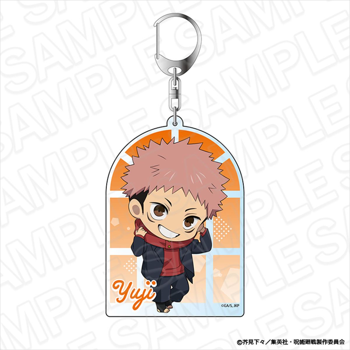 呪術廻戦_デカキーホルダー 虎杖悠仁 Morning ミニキャラ ver.