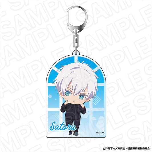 呪術廻戦_デカキーホルダー 五条 悟 Morning ミニキャラ ver.
